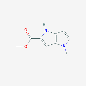 molecular formula C9H10N2O2 B6601348 Methyl 4-methyl-1,4-dihydropyrrolo[3,2-b]pyrrole-2-carboxylate CAS No. 82700-91-2