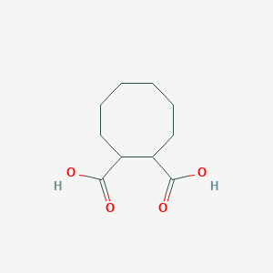 molecular formula C10H16O4 B6601639 Cyclooctane-1,2-dicarboxylic acid CAS No. 91057-87-3