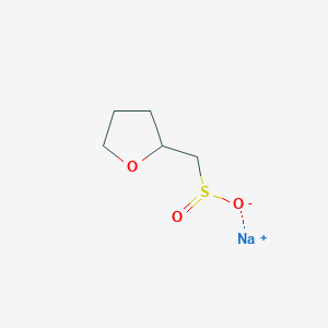 molecular formula C5H9NaO3S B6601659 sodium (oxolan-2-yl)methanesulfinate CAS No. 1860584-22-0