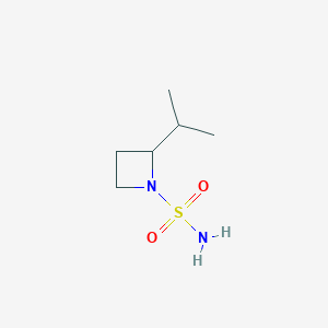 molecular formula C6H14N2O2S B6601720 2-(propan-2-yl)azetidine-1-sulfonamide CAS No. 1849244-26-3