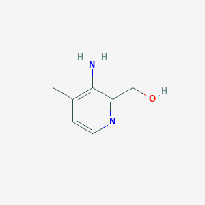 molecular formula C7H10N2O B6601796 (3-amino-4-methylpyridin-2-yl)methanol CAS No. 1807008-90-7