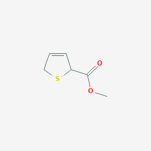 molecular formula C6H8O2S B6601995 methyl2,5-dihydrothiophene-2-carboxylate CAS No. 74373-07-2