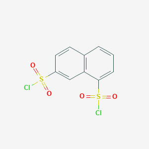 molecular formula C10H6Cl2O4S2 B6602053 naphthalene-1,7-disulfonyldichloride CAS No. 3623-59-4