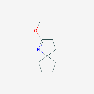 molecular formula C9H15NO B6602145 2-methoxy-1-azaspiro[4.4]non-1-ene CAS No. 2649047-10-7
