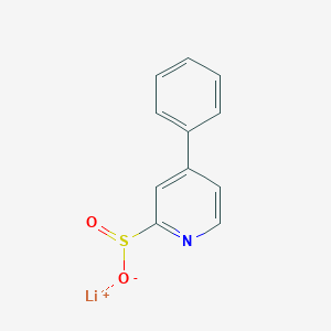 molecular formula C11H8LiNO2S B6602253 lithium(1+) ion 4-phenylpyridine-2-sulfinate CAS No. 2172466-41-8