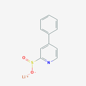 lithium(1+) ion 4-phenylpyridine-2-sulfinate