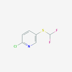 2-chloro-5-[(difluoromethyl)sulfanyl]pyridine