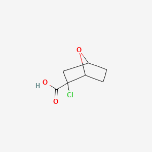 2-chloro-7-oxabicyclo[2.2.1]heptane-2-carboxylic acid