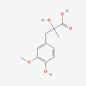 molecular formula C11H14O5 B6602310 3-(4-Hydroxy-3-methoxyphenyl)-2-methyllactic acid CAS No. 54737-52-9