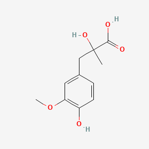 2-hydroxy-3-(4-hydroxy-3-methoxyphenyl)-2-methylpropanoic acid