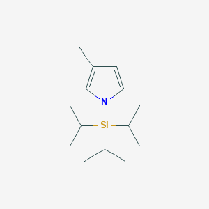 3-methyl-1-[tris(propan-2-yl)silyl]-1H-pyrrole