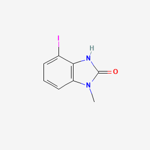 molecular formula C8H7IN2O B6602321 4-iodo-1-methyl-2,3-dihydro-1H-1,3-benzodiazol-2-one CAS No. 2733355-41-2