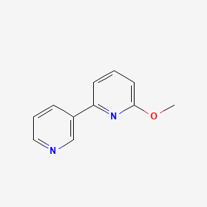 molecular formula C11H10N2O B6602341 6-Methoxy-2,3'-bipyridine CAS No. 96546-78-0