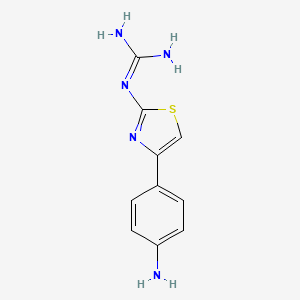 N''-[4-(4-Aminophenyl)-1,3-thiazol-2-yl]guanidine