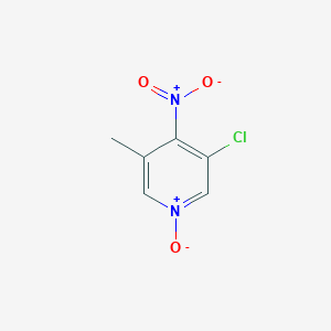 molecular formula C6H5ClN2O3 B6602410 3-Chloro-5-methyl-4-nitropyridine 1-oxide CAS No. 97944-37-1