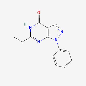B6602621 6-Ethyl-1-phenyl-1,2-dihydro-4h-pyrazolo[3,4-d]pyrimidin-4-one CAS No. 5394-42-3