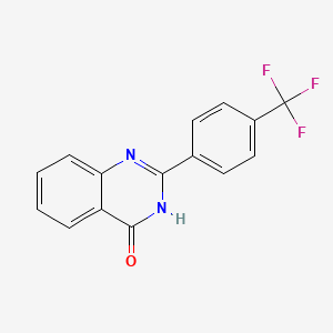 molecular formula C15H9F3N2O B6602643 2-(4-(TRIFLUOROMETHYL)PHENYL)QUINAZOLIN-4(3H)-ONE CAS No. 83800-83-3