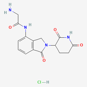 molecular formula C15H17ClN4O4 B6603484 Lenalidomide-CO-C1-amine HCl CAS No. 444287-89-2