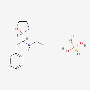 molecular formula C14H24NO5P B6603625 ethyl[1-(oxolan-2-yl)-2-phenylethyl]amine,phosphoricacid CAS No. 2361679-71-0