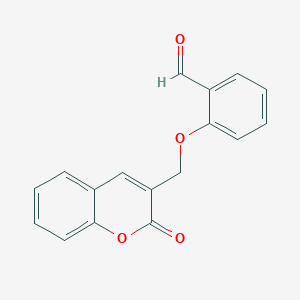 molecular formula C17H12O4 B6603829 2-((2-oxo-2H-chromen-3-yl)methoxy)benzaldehyde CAS No. 142209-30-1