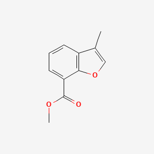 molecular formula C11H10O3 B6603844 Methyl 3-Methylbenzofuran-7-carboxylate CAS No. 133844-98-1