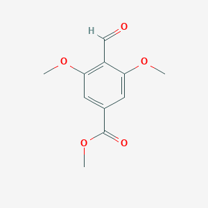 molecular formula C11H12O5 B6604023 methyl 4-formyl-3,5-dimethoxybenzoate CAS No. 287115-69-9