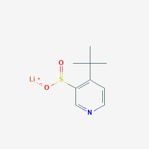 molecular formula C9H12LiNO2S B6604076 lithium(1+) ion 4-tert-butylpyridine-3-sulfinate CAS No. 2219379-35-6