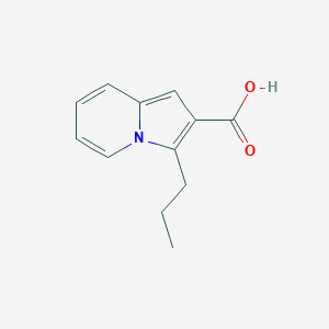 molecular formula C12H13NO2 B6604109 3-propylindolizine-2-carboxylic acid CAS No. 2408957-94-6