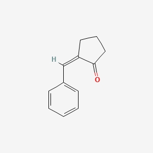 molecular formula C12H12O B6604144 2-Benzylidenecyclopentanone CAS No. 5679-13-0