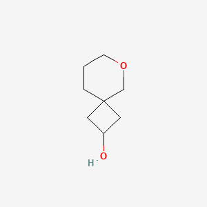 molecular formula C8H14O2 B6604215 6-Oxaspiro[3.5]nonan-2-ol CAS No. 2816908-49-1