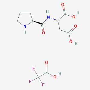 molecular formula C11H15F3N2O7 B6604275 Pro-asp trifluoroacetate CAS No. 2260917-56-2