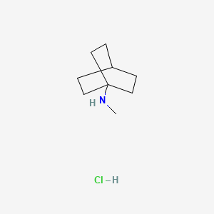molecular formula C9H18ClN B6604411 N-methylbicyclo[2.2.2]octan-1-aminehydrochloride CAS No. 1123-31-5