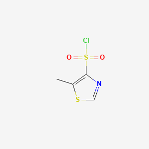 molecular formula C4H4ClNO2S2 B6604434 5-Methylthiazole-4-sulfonyl chloride CAS No. 2763755-45-7