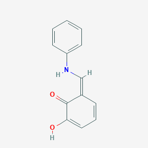 1,2-Benzenediol, 3-[(phenylimino)methyl]-