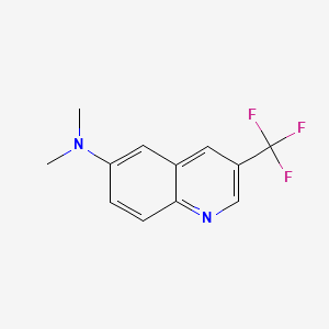 N,N-dimethyl-3-(trifluoromethyl)quinolin-6-amine