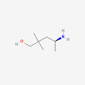 (4S)-4-amino-2,2-dimethylpentan-1-ol