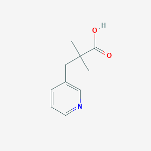 2,2-Dimethyl-3-(pyridin-3-yl)propanoic acid