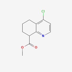 molecular formula C11H12ClNO2 B6605413 methyl4-chloro-5,6,7,8-tetrahydroquinoline-8-carboxylate CAS No. 2743442-65-9