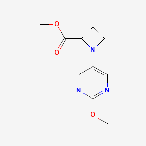 B6605442 methyl 1-(2-methoxypyrimidin-5-yl)azetidine-2-carboxylate CAS No. 1849566-84-2