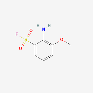 2-amino-3-methoxybenzene-1-sulfonyl fluoride