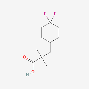 3-(4,4-difluorocyclohexyl)-2,2-dimethylpropanoic acid