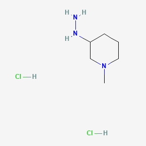 3-hydrazinyl-1-methylpiperidine dihydrochloride