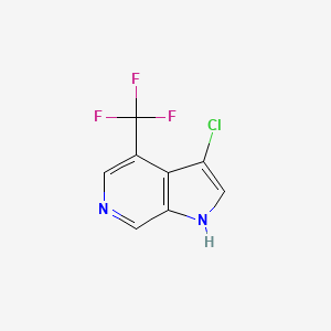 3-chloro-4-(trifluoromethyl)-1H-pyrrolo[2,3-c]pyridine