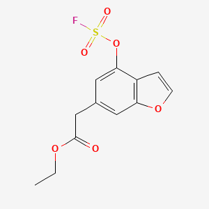 ethyl 2-{4-[(fluorosulfonyl)oxy]-1-benzofuran-6-yl}acetate