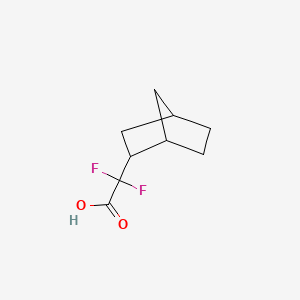 2-{bicyclo[2.2.1]heptan-2-yl}-2,2-difluoroacetic acid