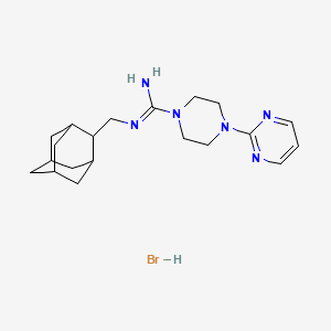 N'-[(adamantan-2-yl)methyl]-4-(pyrimidin-2-yl)piperazine-1-carboximidamide hydrobromide