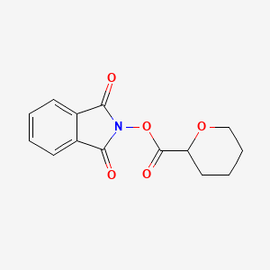 1,3-dioxo-2,3-dihydro-1H-isoindol-2-yl oxane-2-carboxylate