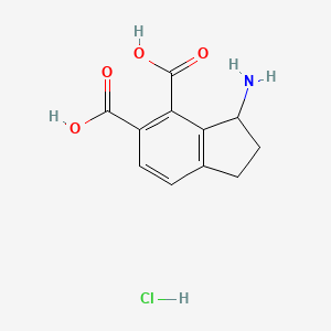 3-amino-2,3-dihydro-1H-indene-4,5-dicarboxylic acid hydrochloride