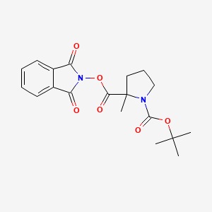 1-tert-butyl 2-(1,3-dioxo-2,3-dihydro-1H-isoindol-2-yl) 2-methylpyrrolidine-1,2-dicarboxylate