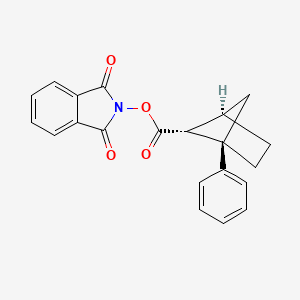 rac-1,3-dioxo-2,3-dihydro-1H-isoindol-2-yl (1R,4R,5R)-1-phenylbicyclo[2.1.1]hexane-5-carboxylate